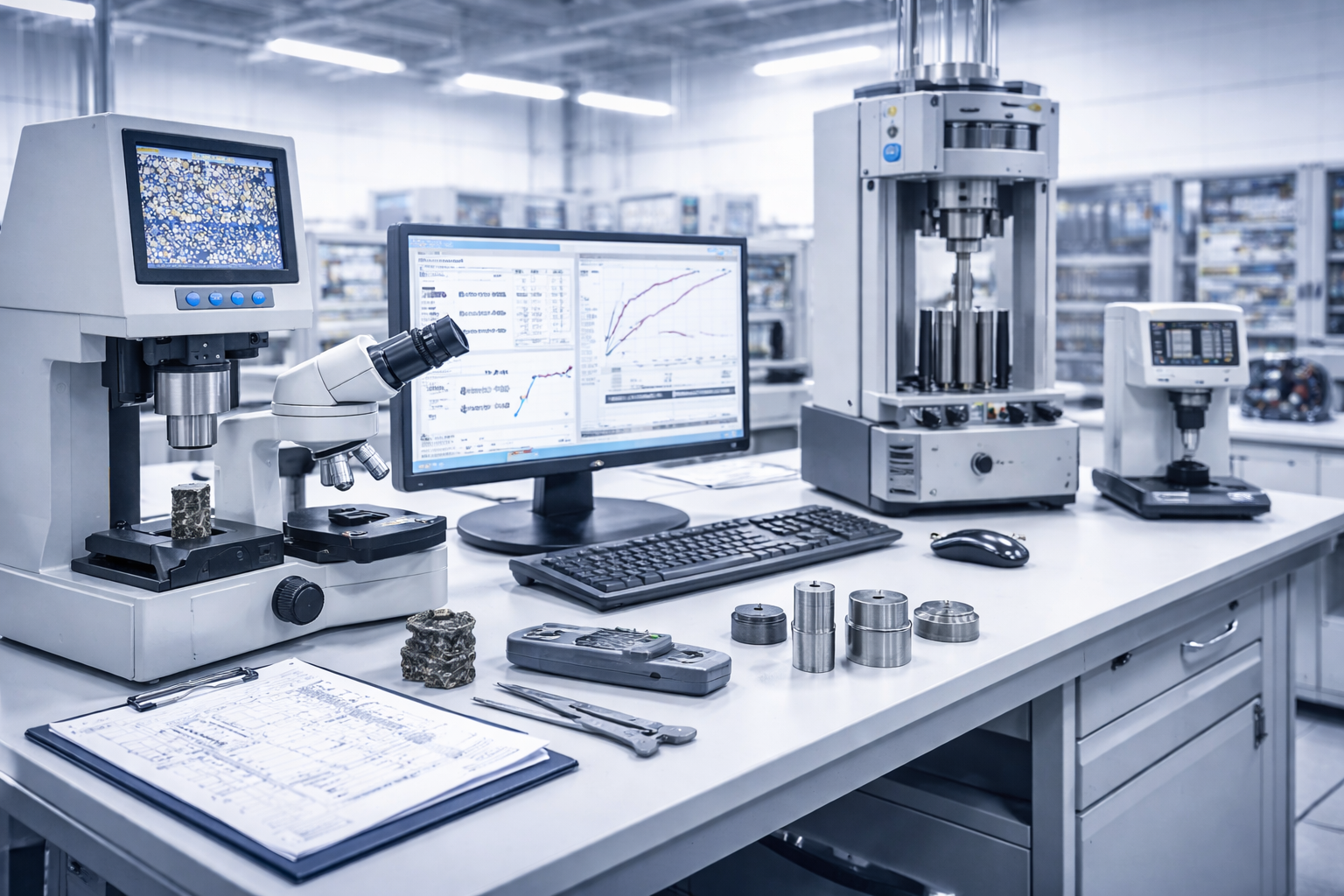 Ausbildungsinhalte Werkstoffprüfer