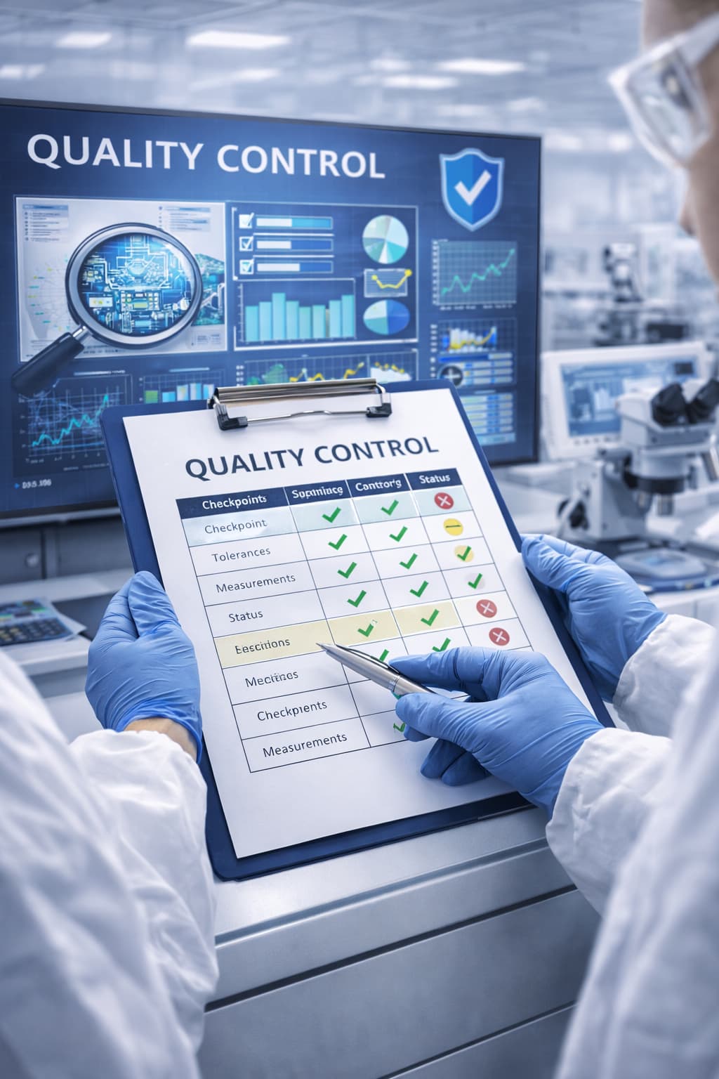 Qualitätssicherung in der Halbleiterfertigung